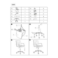 Scaun Birou Copii - SL Q022 - Culoare Alb