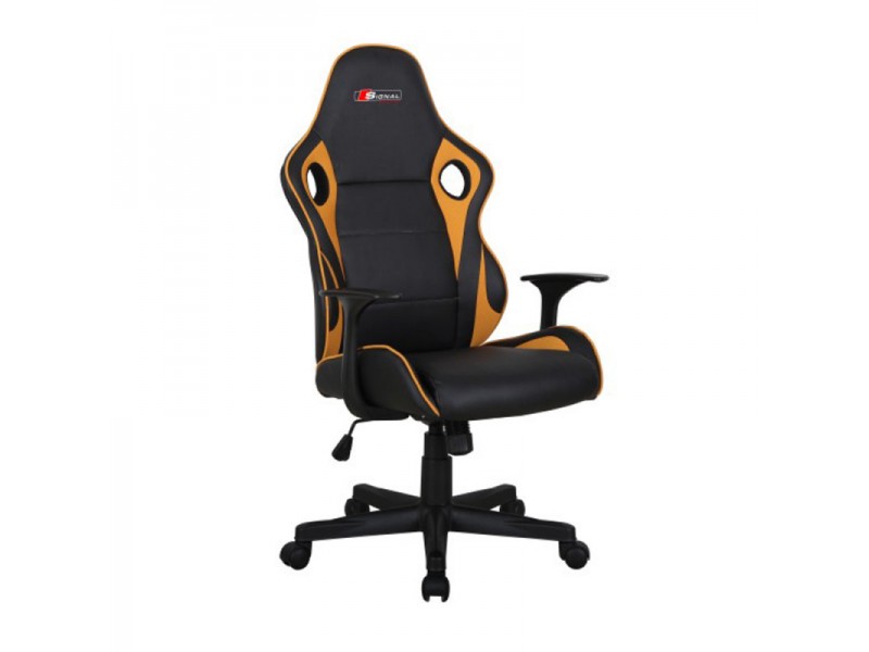 Scaun Gaming - Sl Carrera - Culoare Negru-Galben