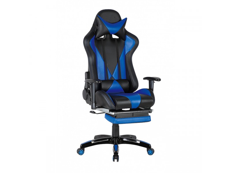 Scaun Gaming - US90 Suzuka - Culoare Negru-Albastru