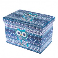 Taburet Design 48x32 Blue Owl